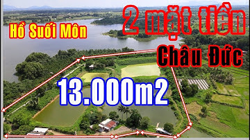 NVT2882 - Đất 2 mặt tiền View hồ Suối Môn xã Suối Rao huyện Châu Đức. Giá chỉ 900 triệu/sào