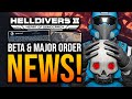 Helldivers 2 - New Major Order! Devs Beta Clip &amp; Concept!