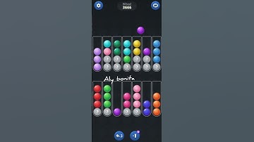 Ball sort puzzle level 3666 #resolución #puzzle #nivel #gaming #colors