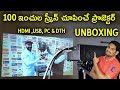 BlitzWolf BW VP1 High Defenition LCD Projector Unboxing and review in Telugu