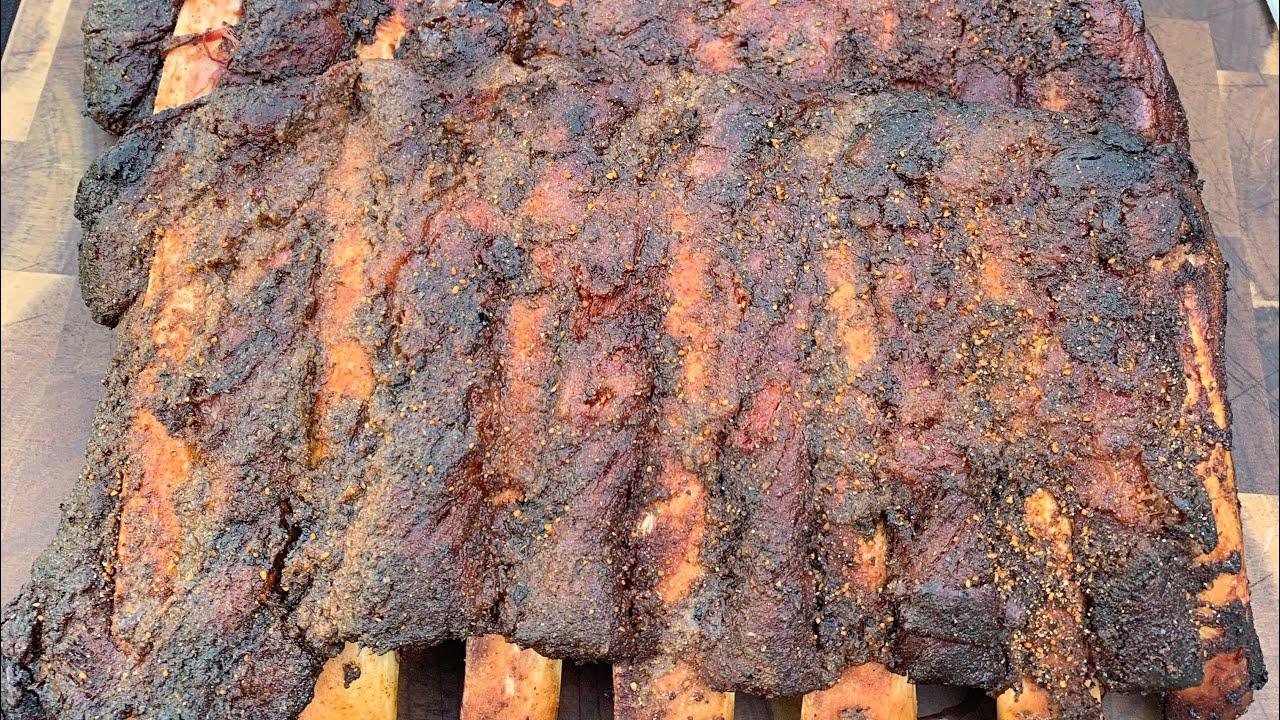 How to smoke beef and pork ribs on offset smoker YouTube