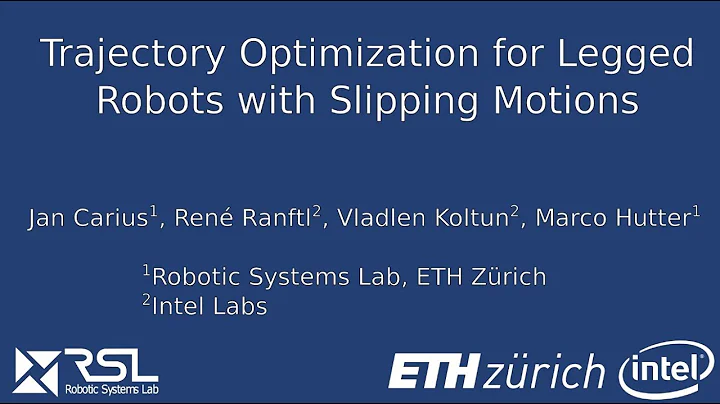 Trajectory Optimization for Legged Robots with Slipping Motions