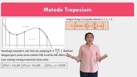 Integrasi Numerik dengan Metode Trapesium