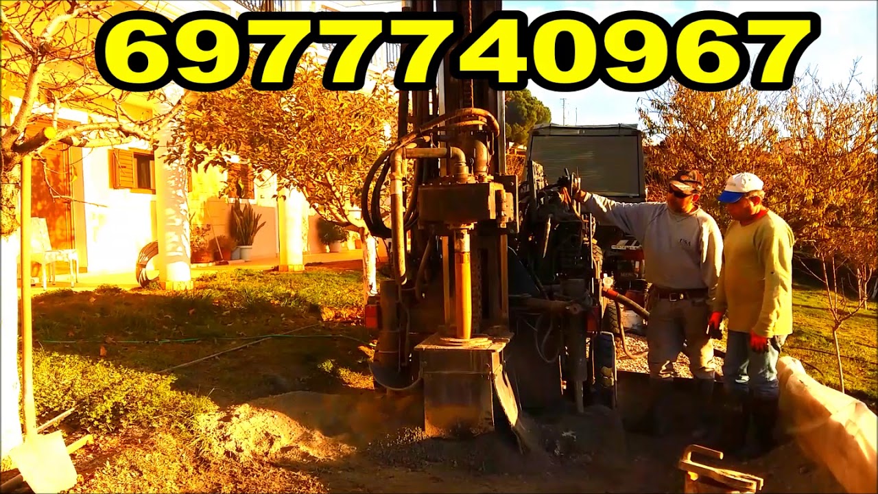 Γεωτρήσεις αποστράγγισης υδάτων. Γεωτρήσεις νερού