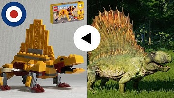 LEGO Creator 31112 Alternative build tutorial Dimetrodon、レゴクリエイター31112をディメトロドンに組み替え