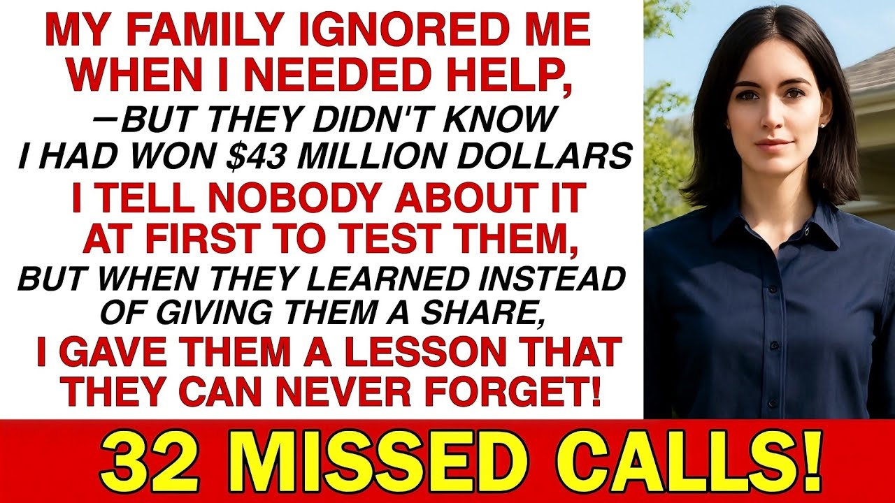 My Family Ignored Me When I Needed Help, But They Didn't Know I Had Won ...