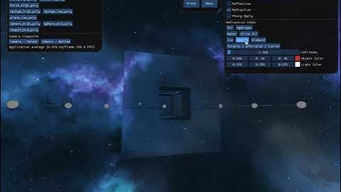 Reflection and Refraction with GLSL (openGL) - Sponge object