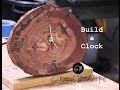 DIY clock you can sell!!! Make a clock from a slice of a log!!