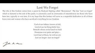 Lest We Forget - Tyler Arcari
