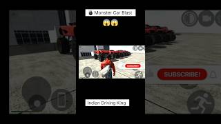 Monster Car Blast Challenge 💣 Crazy Game Explosion 😱 #gaming #carblast #monstertruck #shorts