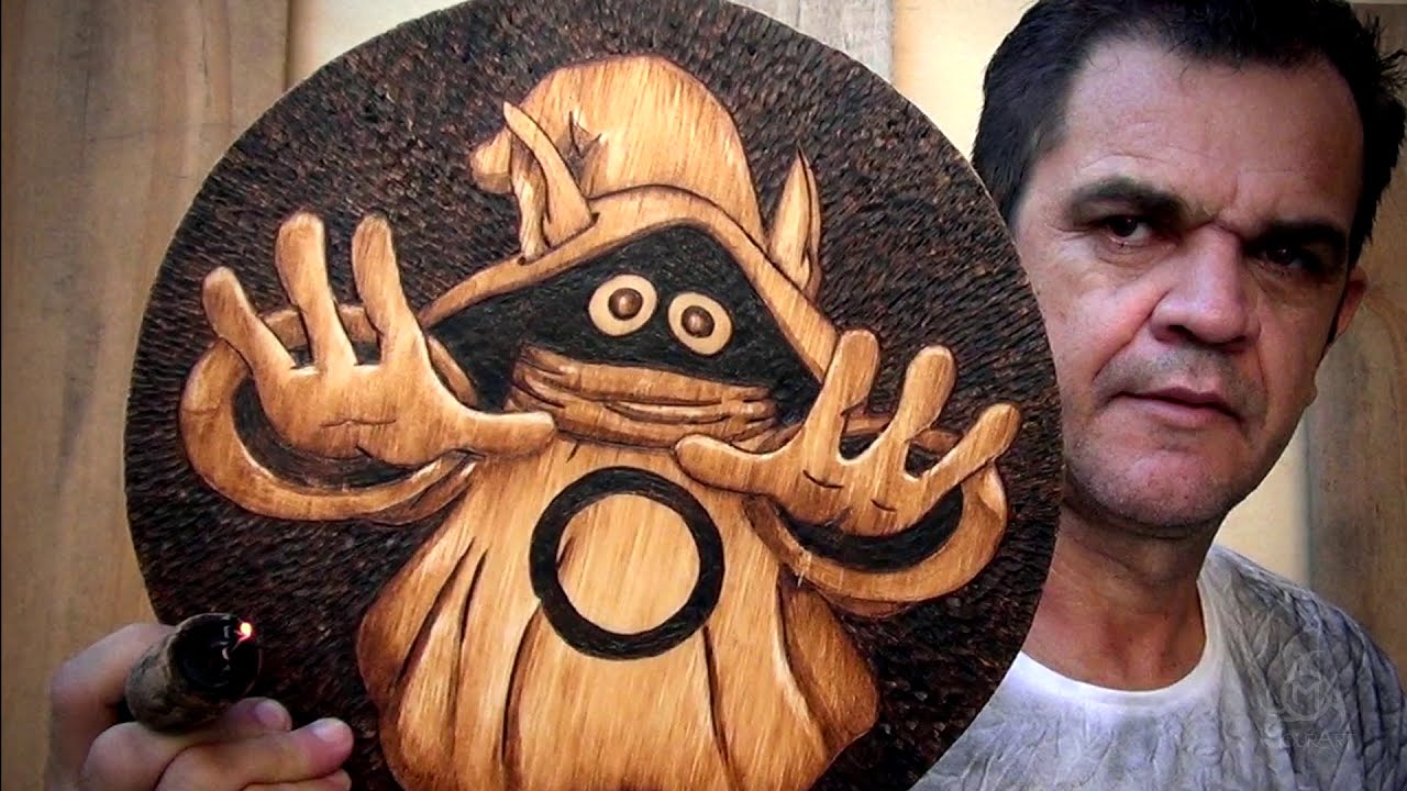 Pirografia em madeira 🔥