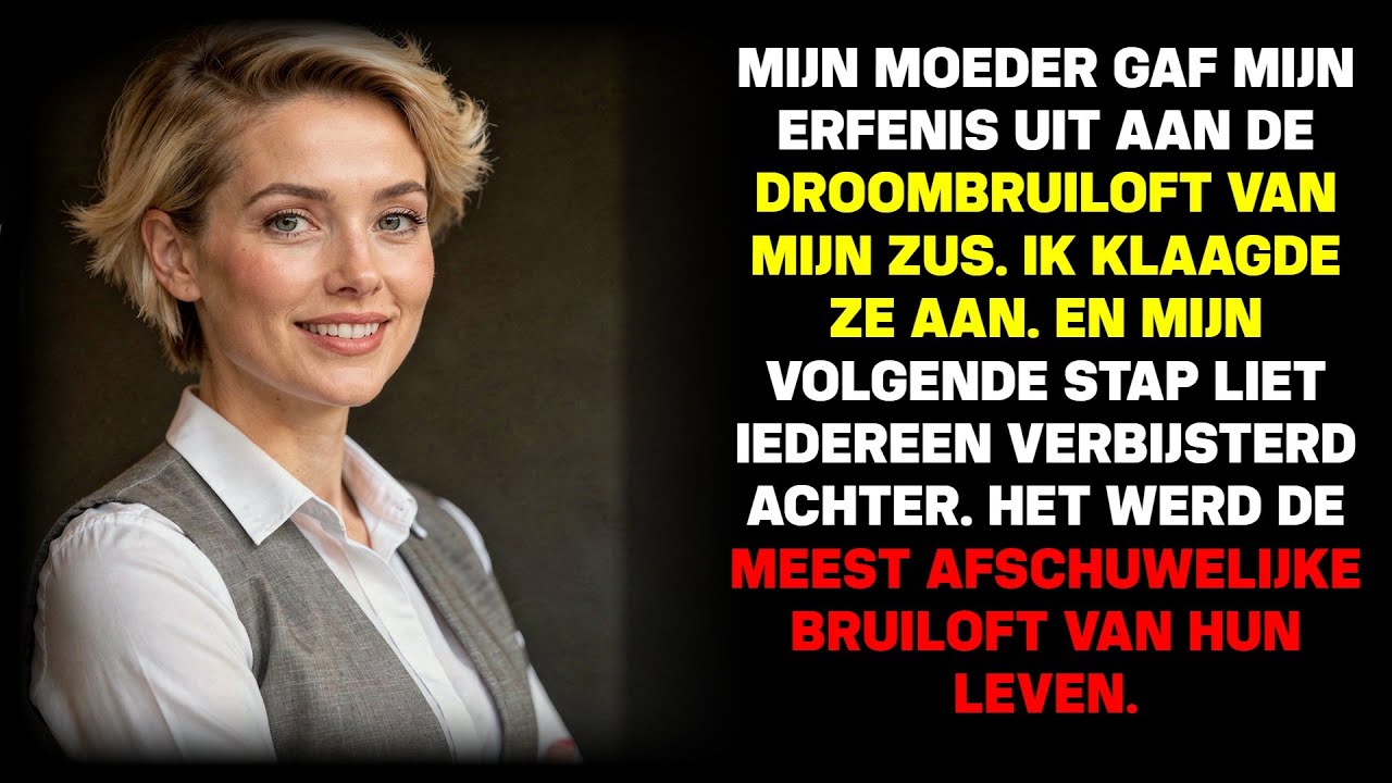 Mijn moeder gaf mijn erfenis uit aan zus' droombruiloft—Ik klaagde hen aan, en...