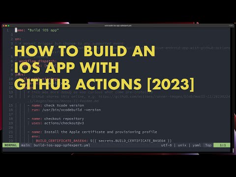 How to build an iOS app with GitHub Actions [2023]