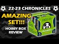 Best panini set 202223 chronicles soccer hobby box review