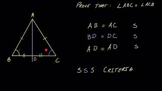 Isosceles triangle sides and angles relation |  Trigonometry Applications |   Post Secondary Math