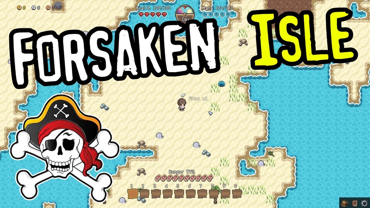 Forsaken Isle Gameplay Introduction Ep 1 (2D Openworld Sandbox