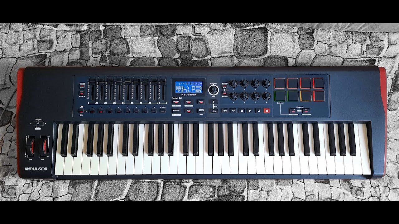 Восстановление работы aftertouch в Novation Impulse 61