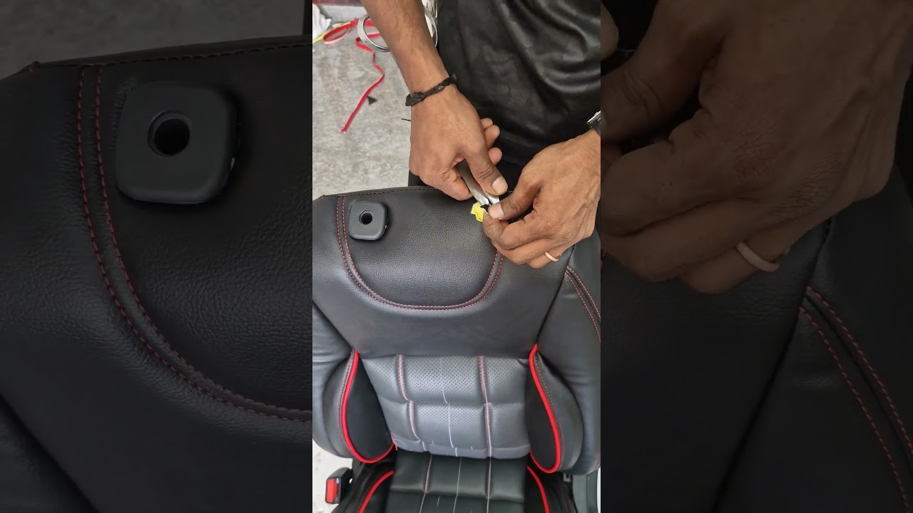 #short headrest hole cutting tricks✅️