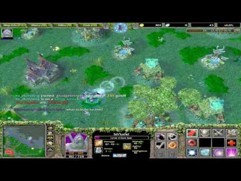 DotA On Warcraft III Frozen Throne All Random Easy Mode 
