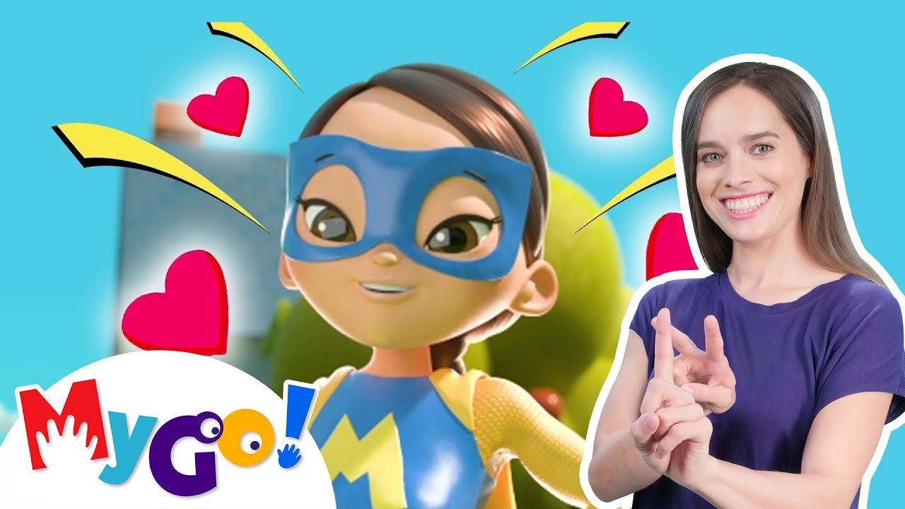 My Mommy Is A Super Mommy | MyGo! Sign Language For Kids | Lellobee Kids Songs