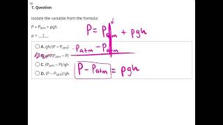 Isolate and Define Variables 7 V2