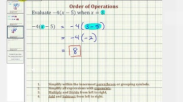 Ex: Evaluate a Variable Expression with Parentheses