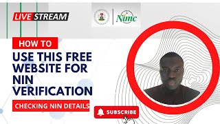 HOW TO USE THIS FREE WEBSITE FOR NIN VERIFICATION (CHECKING OF NIN DETAILS)