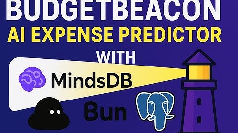 BudgetBeacon  — AI Expense Predictor with MindsDB + Bun + PostgreSQL
