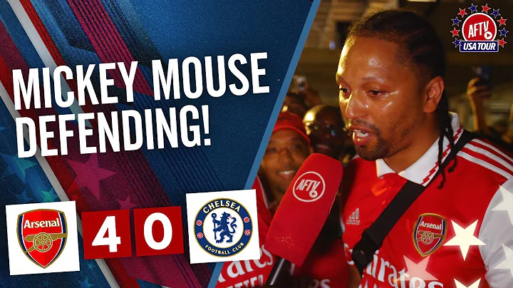 Arsenal 4-0 Chelsea | Disney World, Mickey Mouse D...