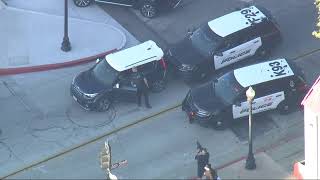 POLICE CHASE: Police in pursuit of vehicle in the San Gabriel Valley