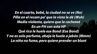 J Balvin, Karol G, Nicky Jam - Poblado Remix (Letra) | Le compré unos panty Moschino pa' que modele