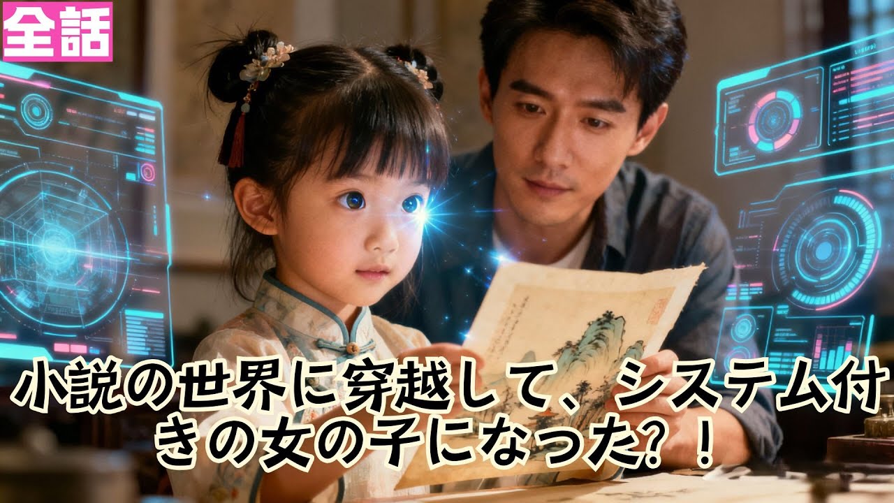 【日本語吹き替え】小説の世界に穿越して、システム付きの女の子になった？パパを会長にすることができれば報酬がもらえる？！！#minidrama