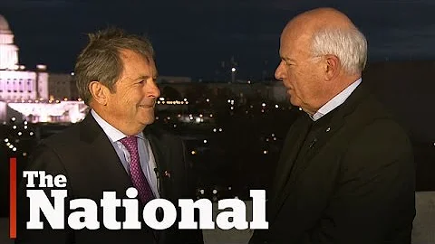 Peter Mansbridge with David MacNaughton