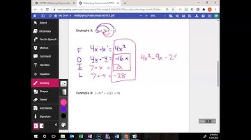 VIDEO  Multiplying Polynomials Day 2