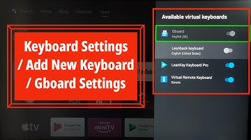 SANSUI Android TV : Keyboard Settings | Gboard Settings | Add new Keyboard