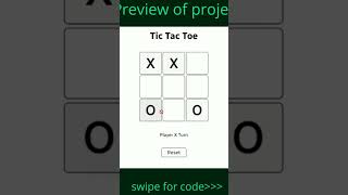 Tic Tac Toe Game ||Html Css Javascript Game || Full code 👇👇link || Coding Builder Boy screenshot 4