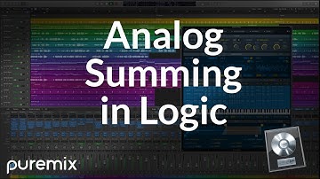 Analog Summing: Logic Session Setup