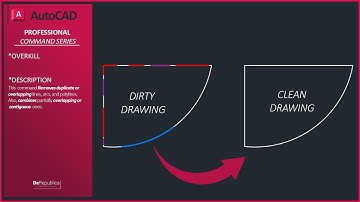 AutoCAD Overkill Command – Clean Drawings by Removing Duplicate Lines & Geometry