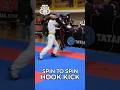 Double Spin Hook Head Kick Kickboxing Martialarts Kick Pointfighting Wako Taekwondo Karate