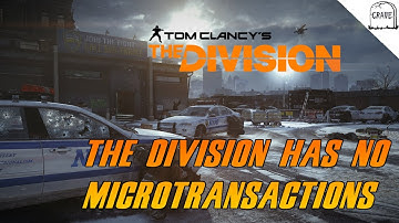 The Division Will Not Have Microtransactions