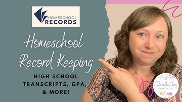 HOMESCHOOL RECORD KEEPING WITH HOMESCHOOL RECORDS | Transcripts, Grades & More