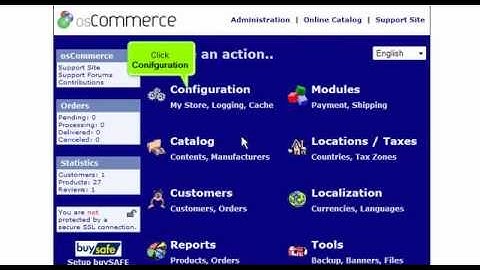 How to configure your store in OsCommerce (Flipper Host)
