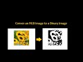 Convert an RGB Image to a Binary Image