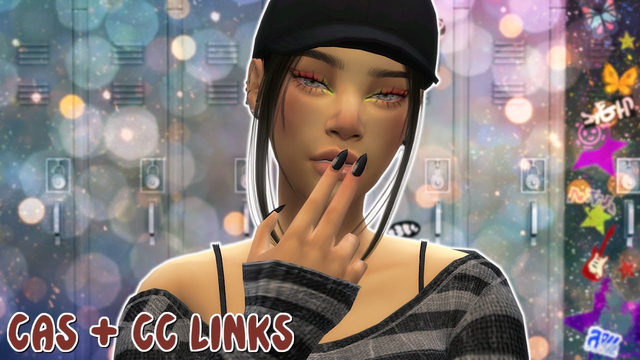 CREATE A SIM WITH ME | NEW SIMS 4 CC | SIMS 4 CAS WITH CC LINKS - YouTube