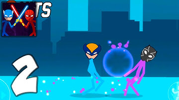 Mask of Stick: Superhero - Mobile Gameplay Walkthrough Part 2 (iOS, Android)