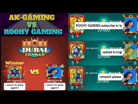 AK-GÁMING vs ROOHY GAMING Master mind gameplay don't miss this video roohy 1 shot miss and leave