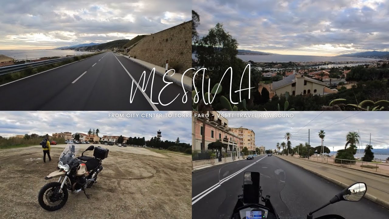 MESSINA - from city center to Torre Faro - V85TT Travel - Raw sound