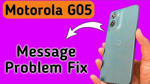 Motorola g05 message nahi aa raha hai, how to solve message not received problem in Motorola, reset