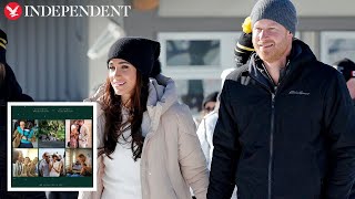 Prince Harry and Meghan Markle’s ‘happy holidays’ card features rare pictures of Archie and Lilibet