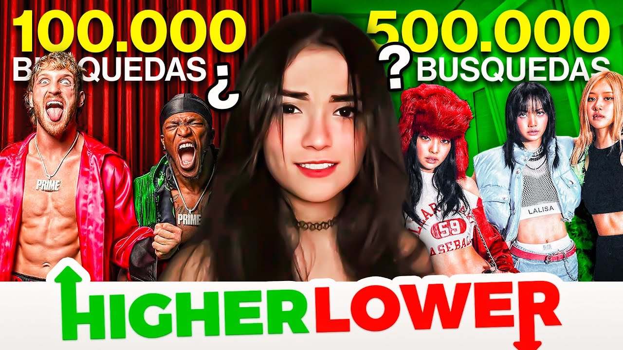 ✅ ¿Qué BUSCA la GENTE en INTERNET? ft. MARYBLOG | Higher Or Lower